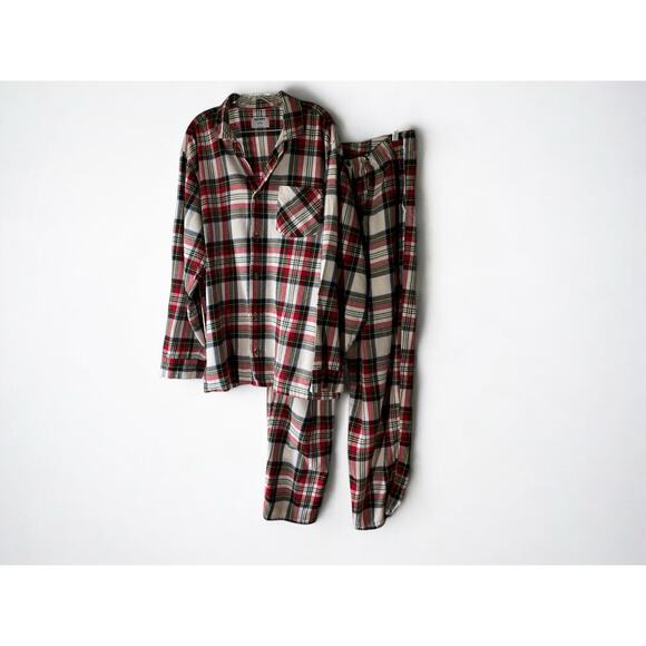 Old Navy Size XXL Men Long Two Piece Plaid Pajamas - Picture 1 of 7